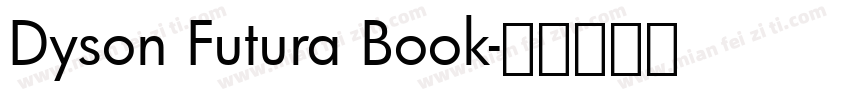 Dyson Futura Book字体转换